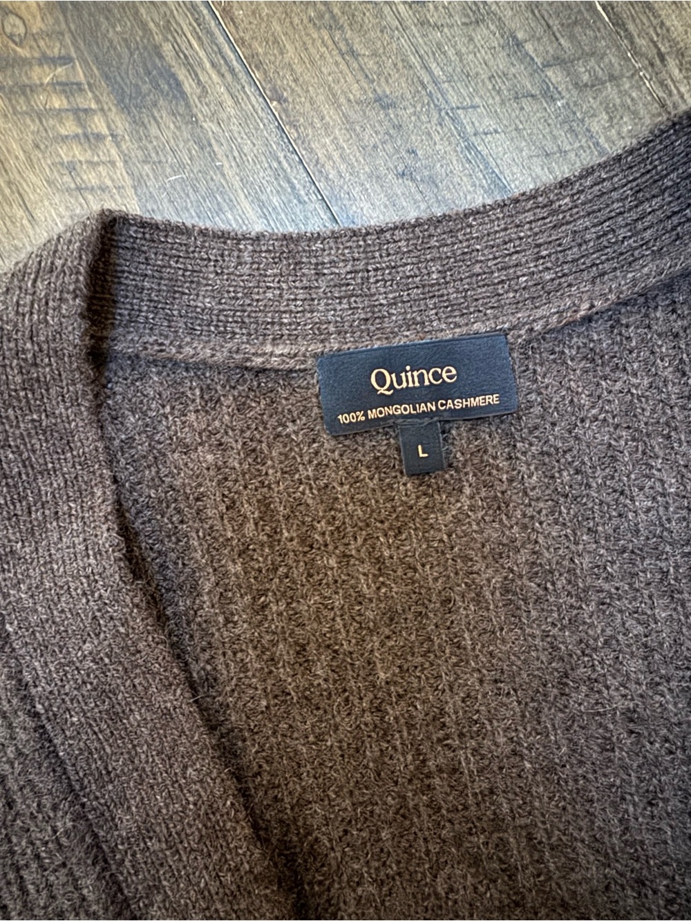 Quince | Mongolian Cashmere Fisherman Boxy
Cropped Cardigan Sweater - Picture 7 of 11